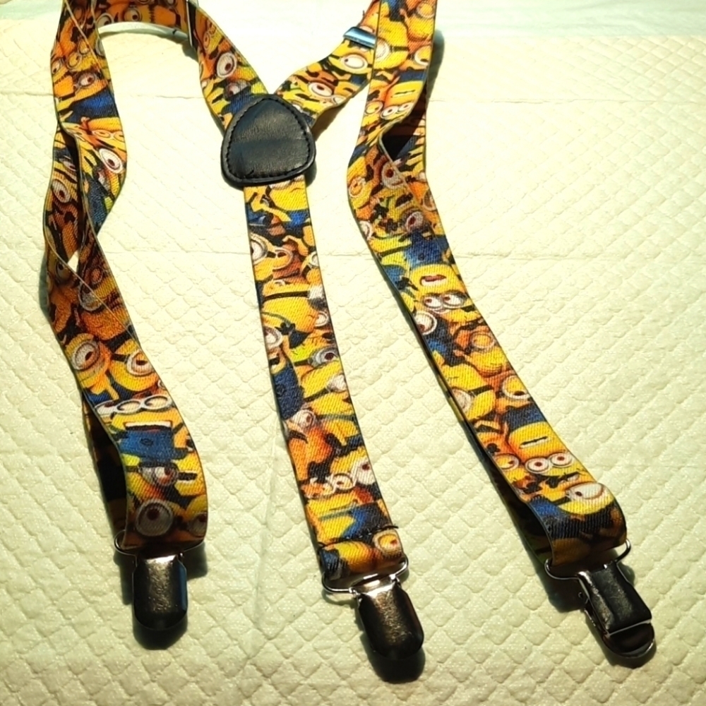 Kids Minion Suspenders